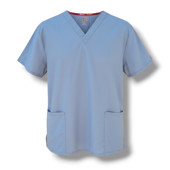 Dickies Women’s Gray Medical Scrub Top – Size Large, gently used - Picture 1 of 7